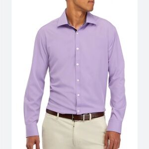 Classic Lavender Men's Dress Shirt